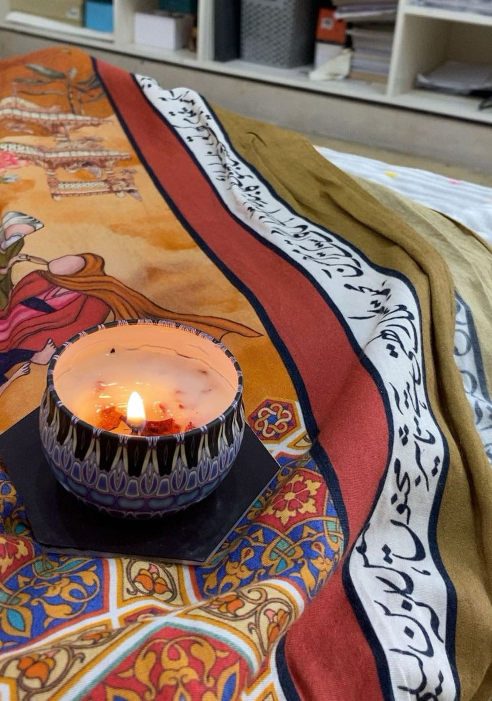 Tine jar scents candle