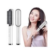 2-in-1 Hair Styling Comb Straightener Hair Brush